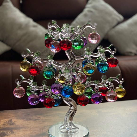 Colorful Crystal Tree Decor